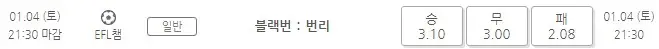 [EFL] 블랙번 : 번리