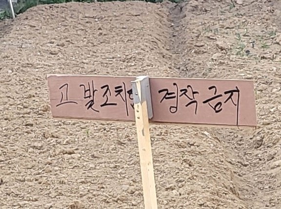 내 땅에 남이 무단으로 농사 지으면 무조건 막아야 하는 이유